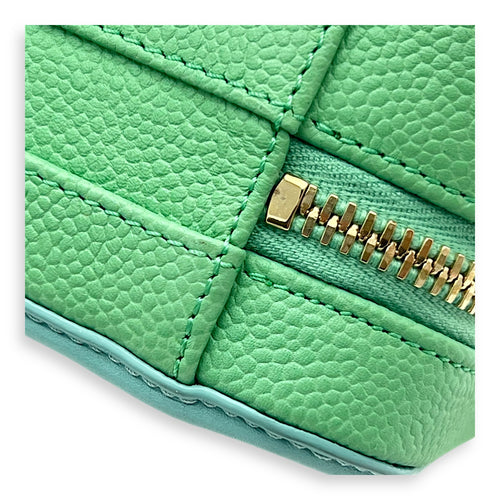 Filigree Small Multi-colour Vanity Bag in Caviar Leather, Gold hardware