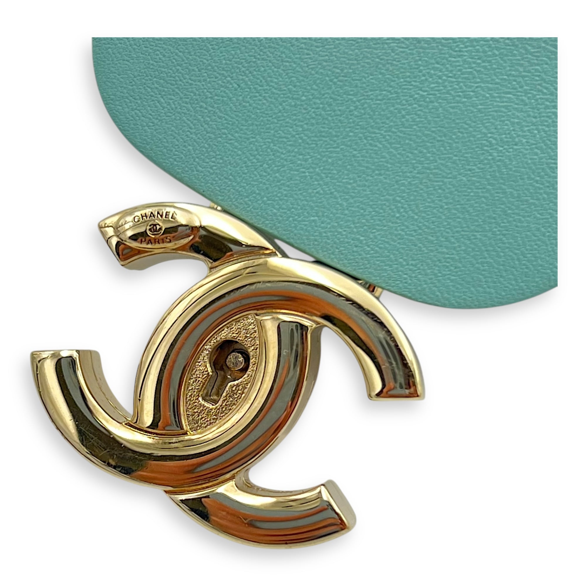 Filigree Small Multi-colour Vanity Bag in Caviar Leather, Gold hardware
