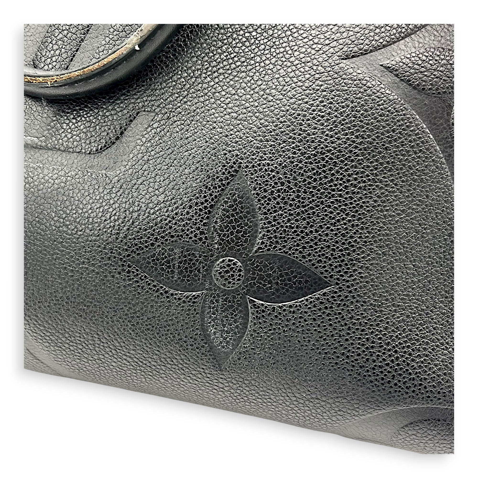 OnTheGo Tote Bag Black in Empreinte Leather, Gold hardware