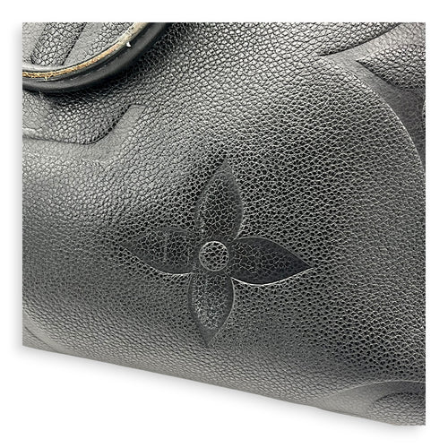 OnTheGo Tote Bag Black in Empreinte Leather, Gold hardware