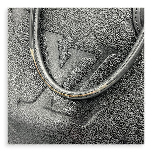 OnTheGo Tote Bag Black in Empreinte Leather, Gold hardware