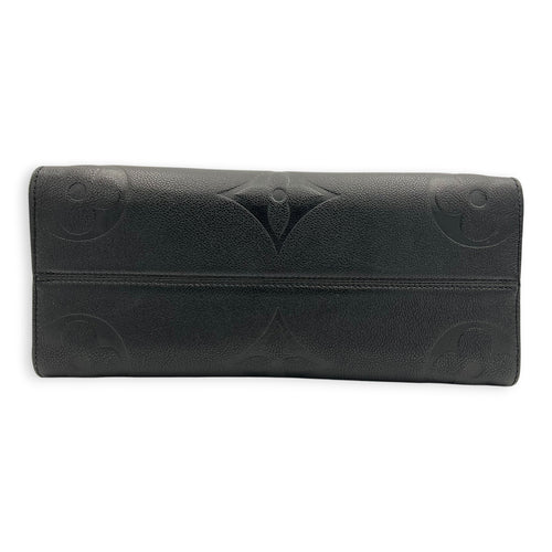 OnTheGo Tote Bag Black in Empreinte Leather, Gold hardware