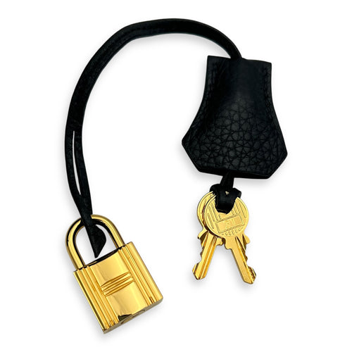Kelly Black in Clemence, Gold hardware