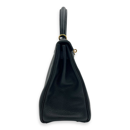 Kelly Black in Clemence, Gold hardware