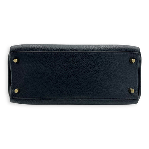 Kelly Black in Clemence, Gold hardware