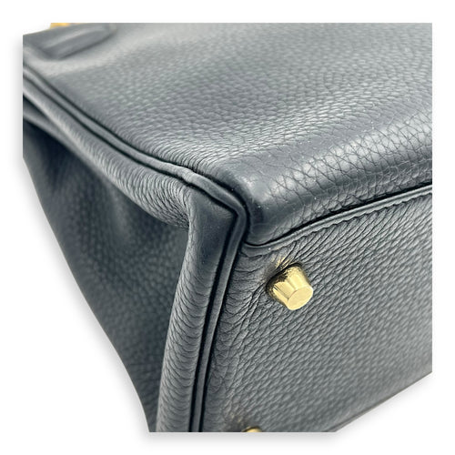 Kelly Black in Clemence, Gold hardware