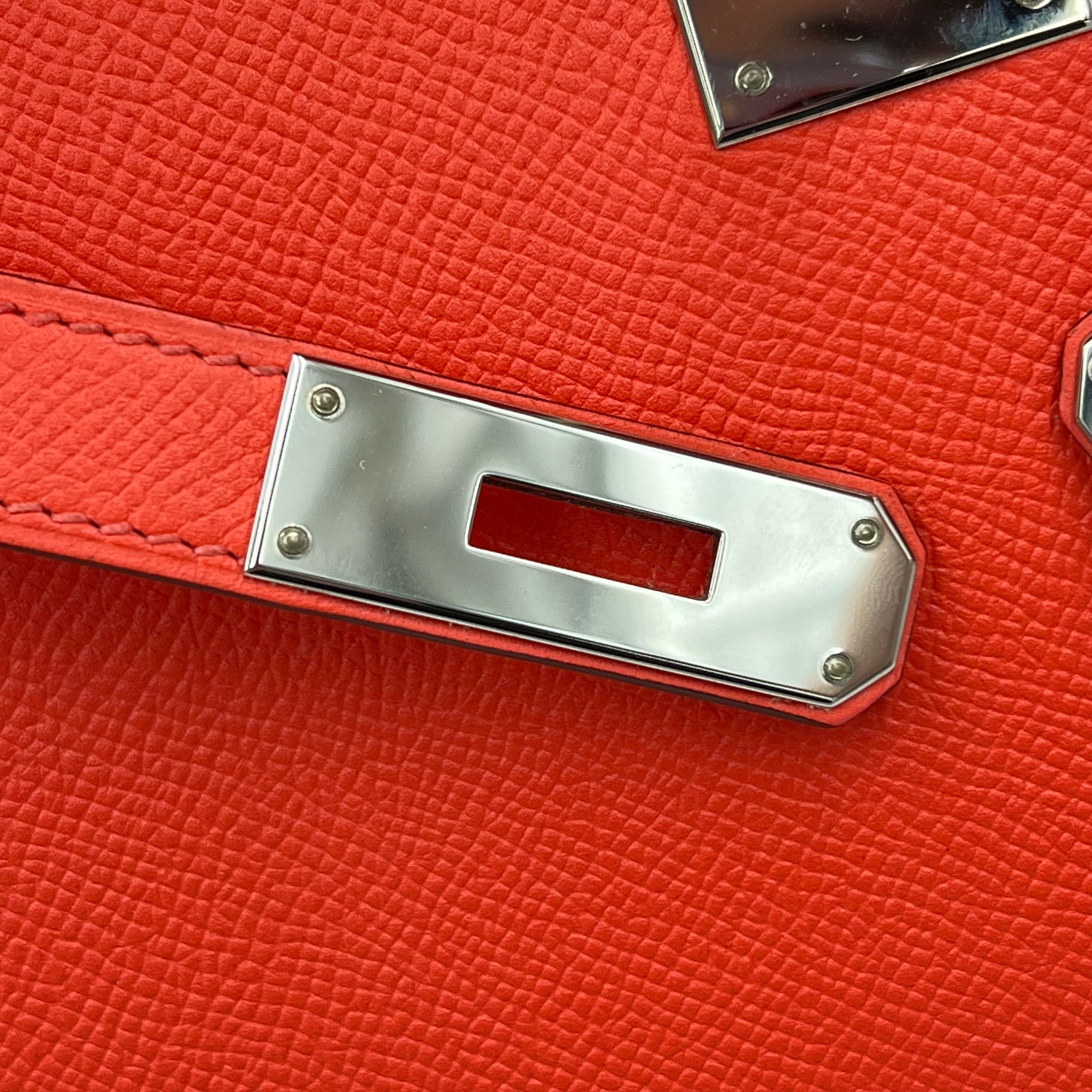 Kelly Sellier Rose Jaipur in Epsom, Palladium hardware