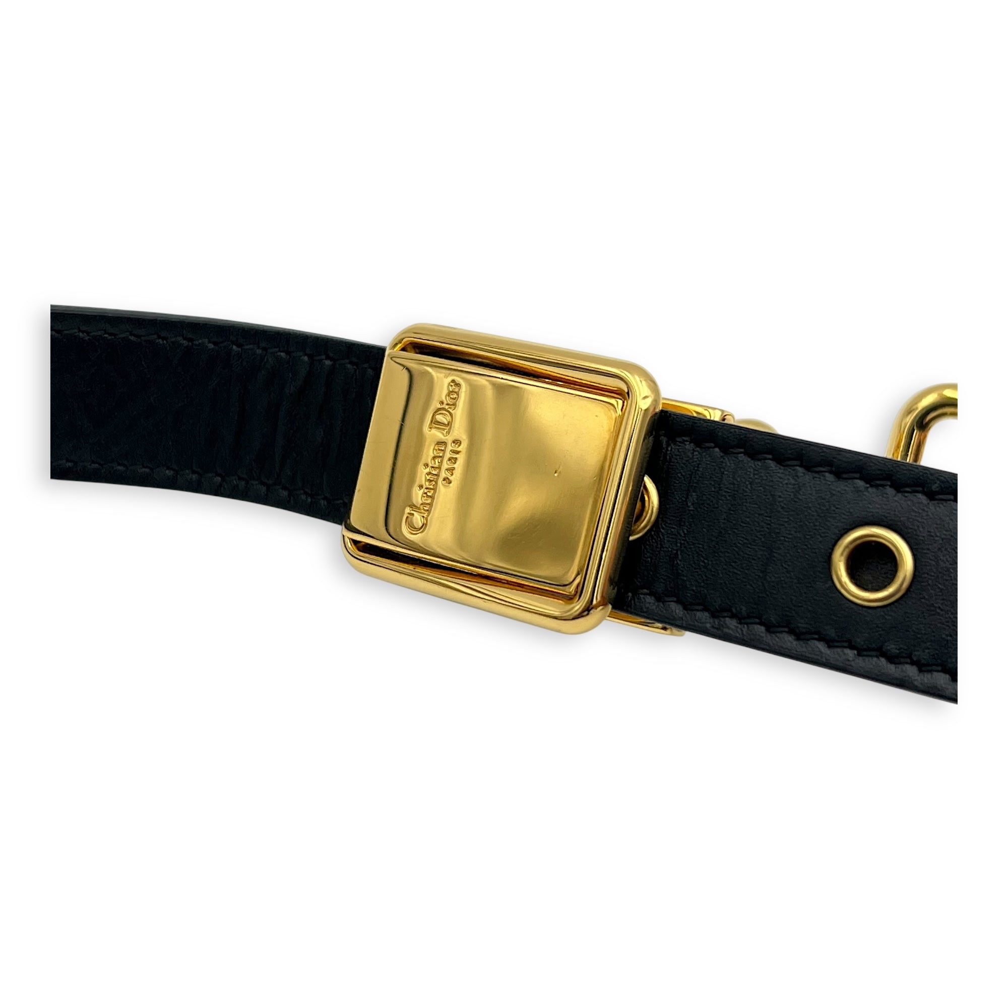 Bobby Shoulder Bag Small Black in Calfskin, Gold hardware