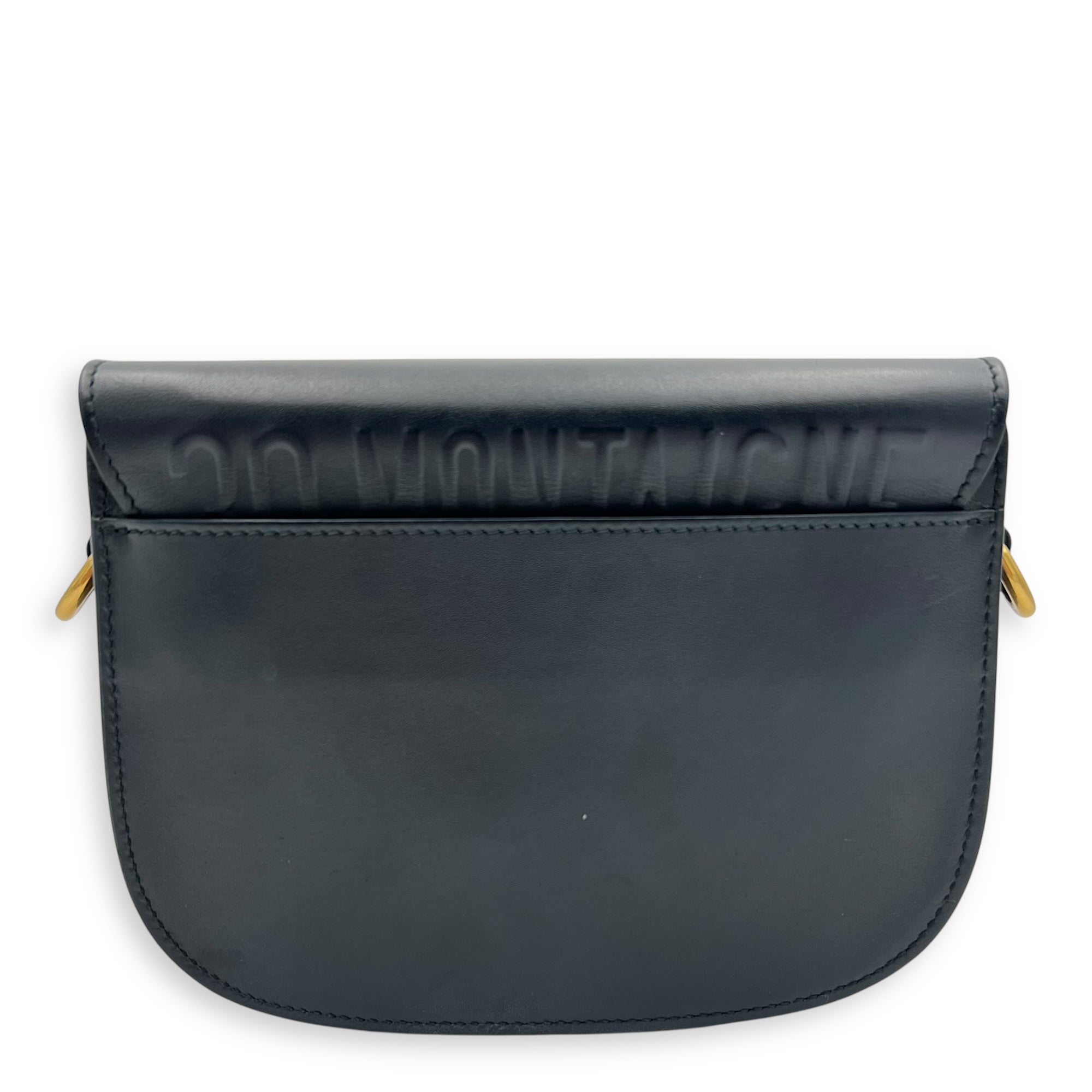 Bobby Shoulder Bag Small Black in Calfskin, Gold hardware