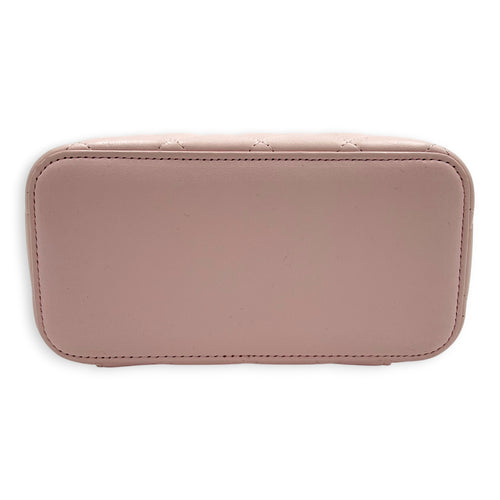 Vanity Crossbody Bag Pink in Lambskin, Gold hardware