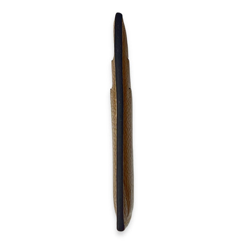 Evercolor Twill Card holder Brown Card Holder in Calfskin