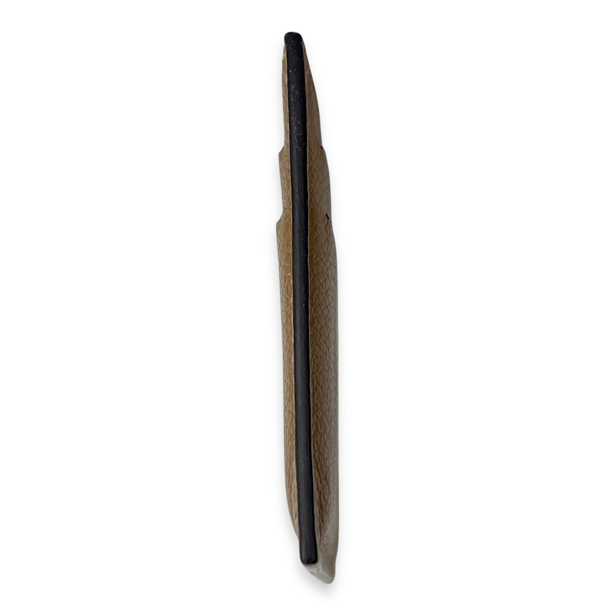 Evercolor Twill Card holder Brown Card Holder in Calfskin