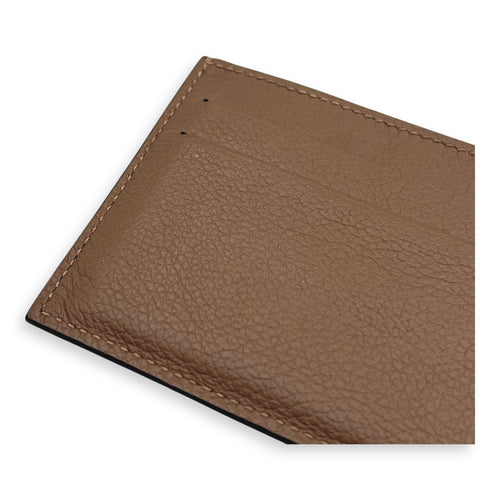 Evercolor Twill Card holder Brown Card Holder in Calfskin