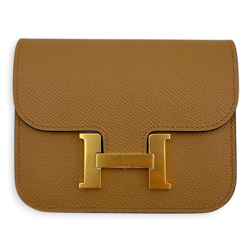 Constance slim biscuit in Epsom, Gold hardware