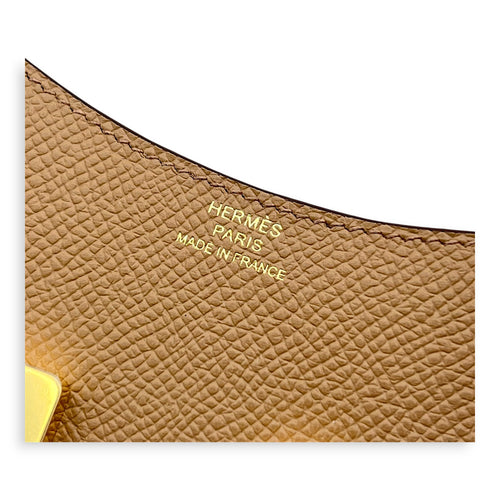 Constance slim biscuit in Epsom, Gold hardware