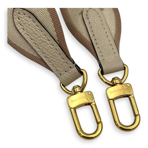 Diane Crossbody Bag Beige in Empreinte Leather, Gold hardware