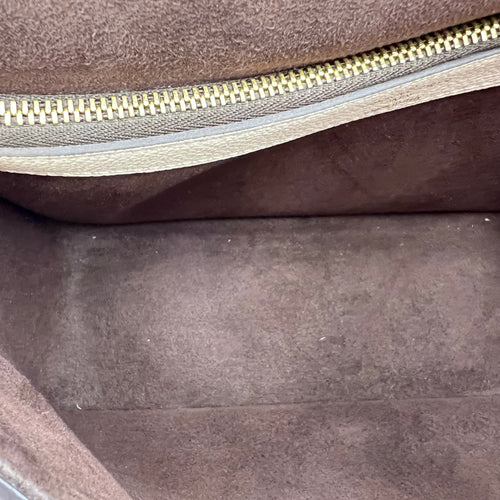 Diane Crossbody Bag Beige in Empreinte Leather, Gold hardware