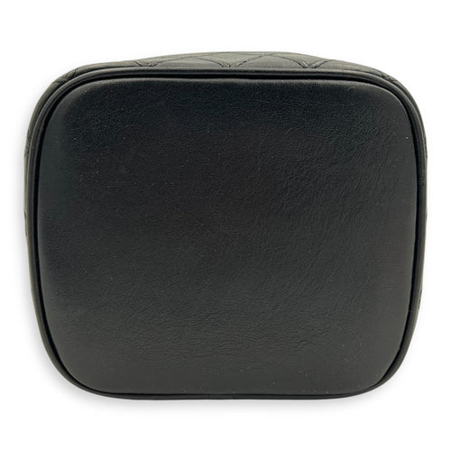 Vintage Vanity Bag Black in Calfskin, Gold hardware