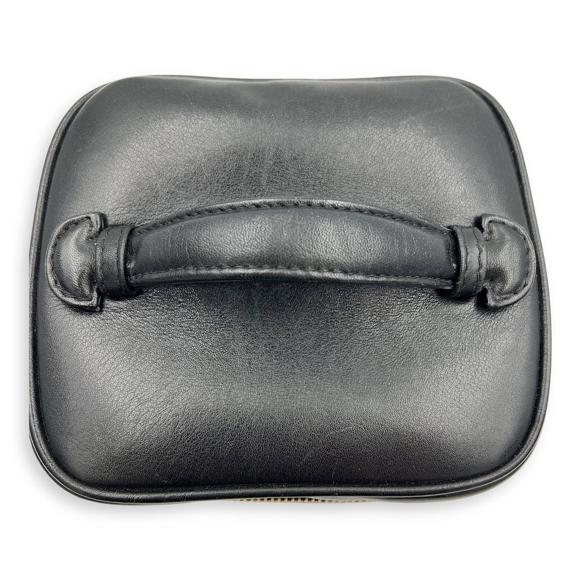 Vintage Vanity Bag Black in Calfskin, Gold hardware
