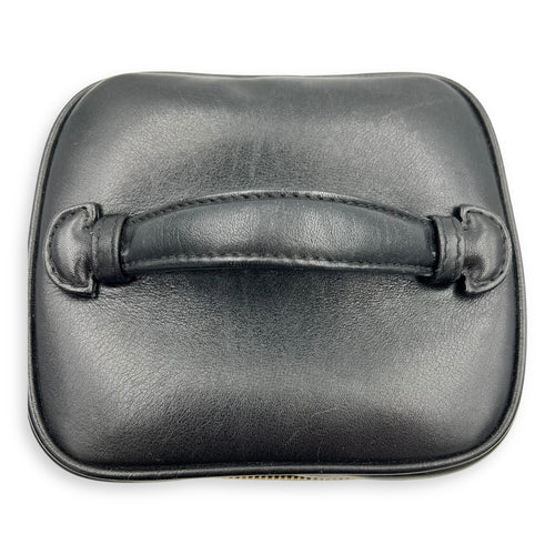 Vintage Vanity Bag Black in Calfskin, Gold hardware