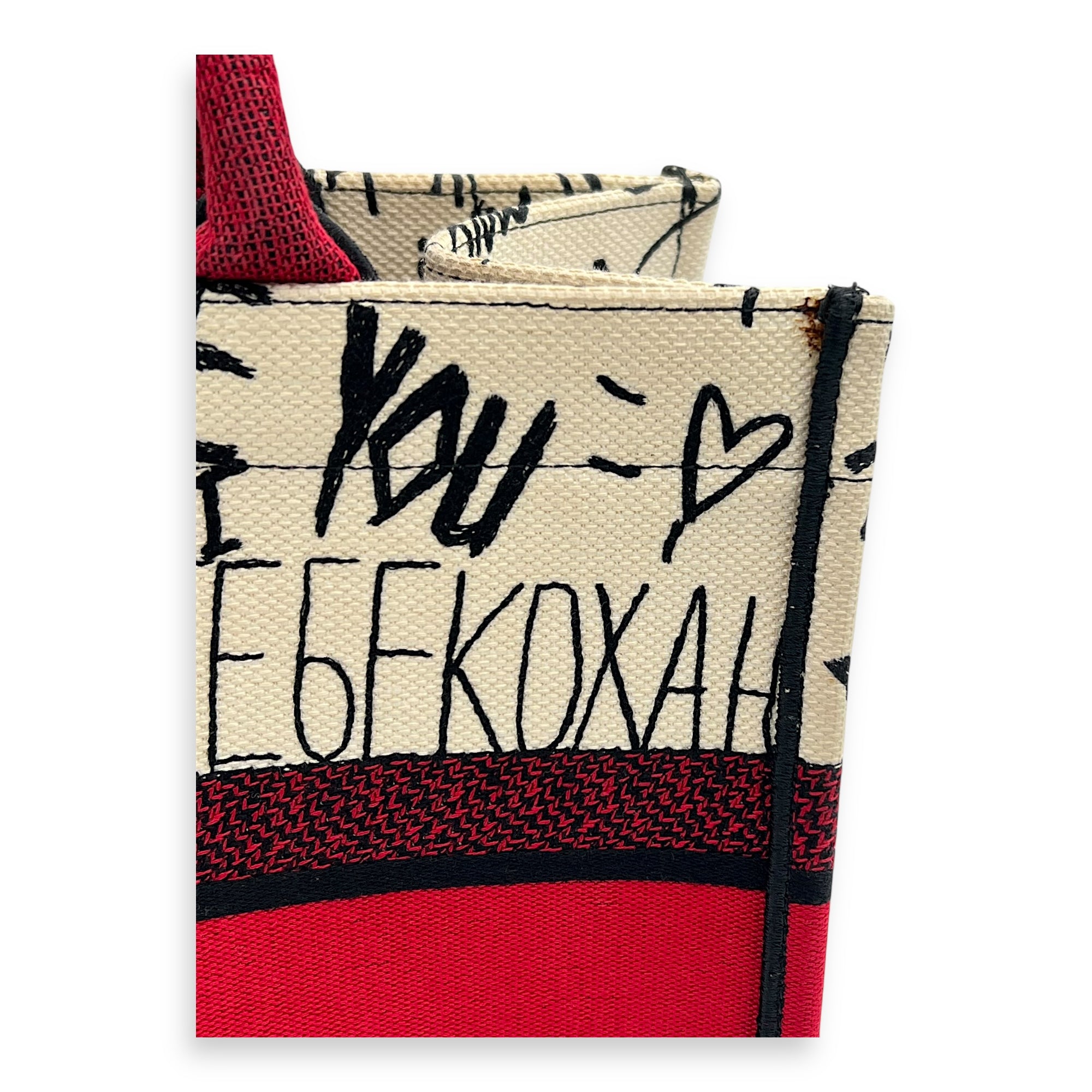 Book Tote Tote Bag Medium White in Canvas