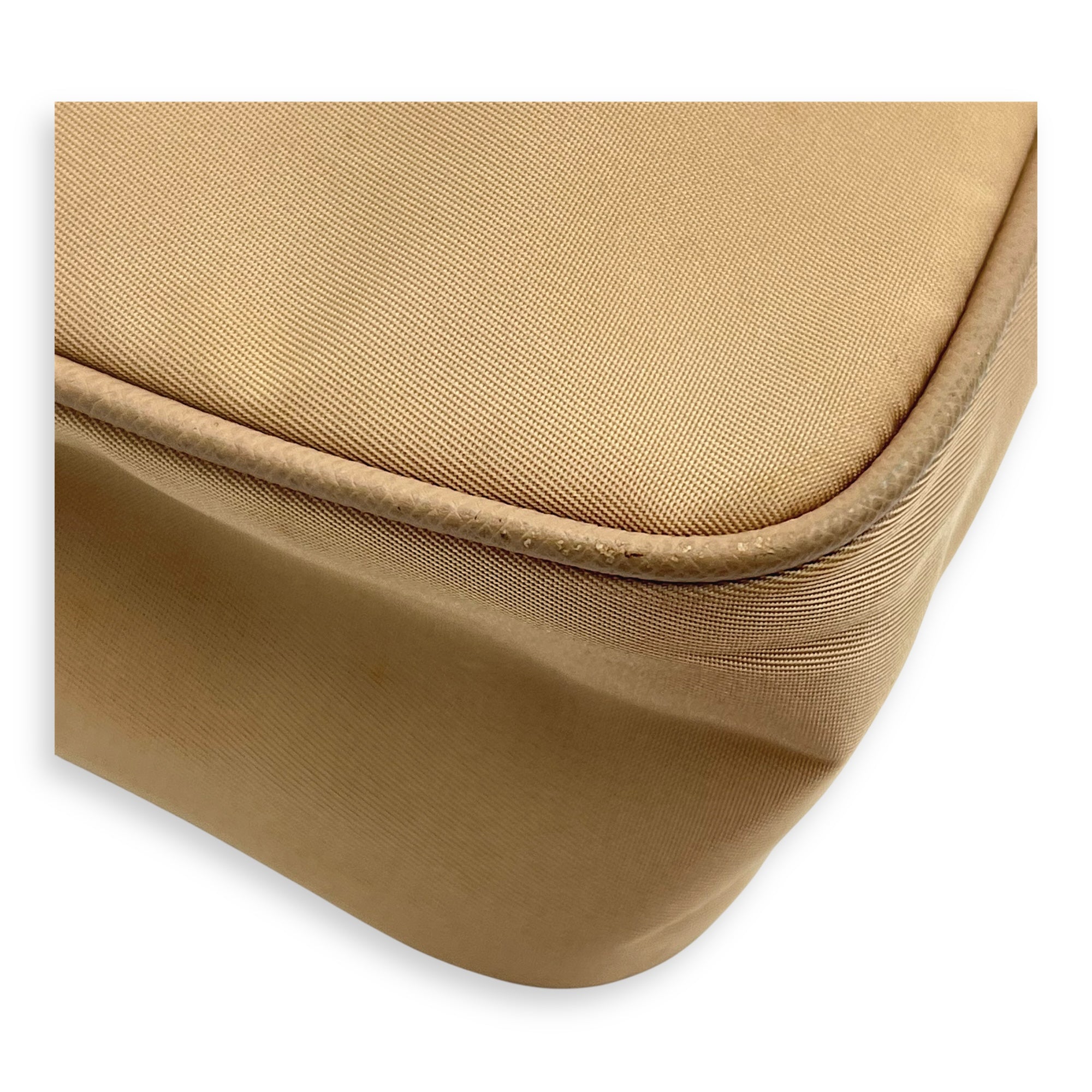 Re-Edition 2005 Shoulder Bag Beige in Re-Nylon, Silver hardware