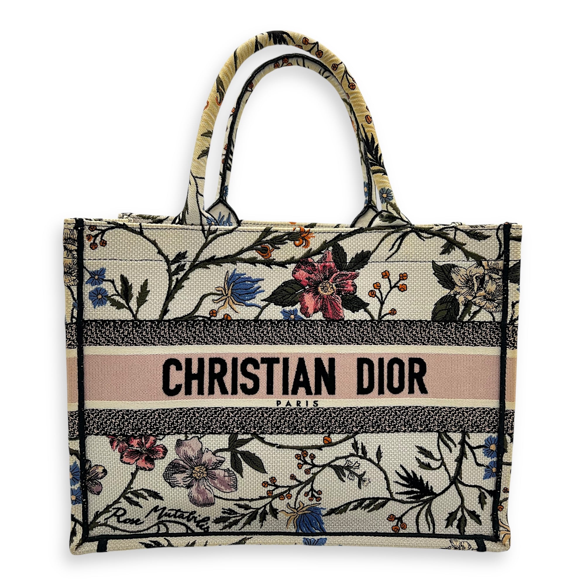 Book Tote Tote Bag Medium White in Jacquard