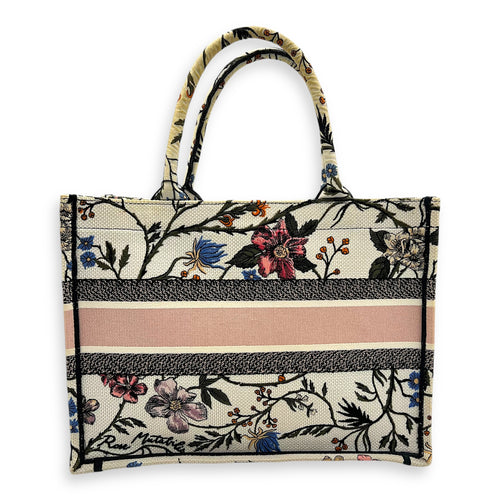 Book Tote Tote Bag Medium White in Jacquard