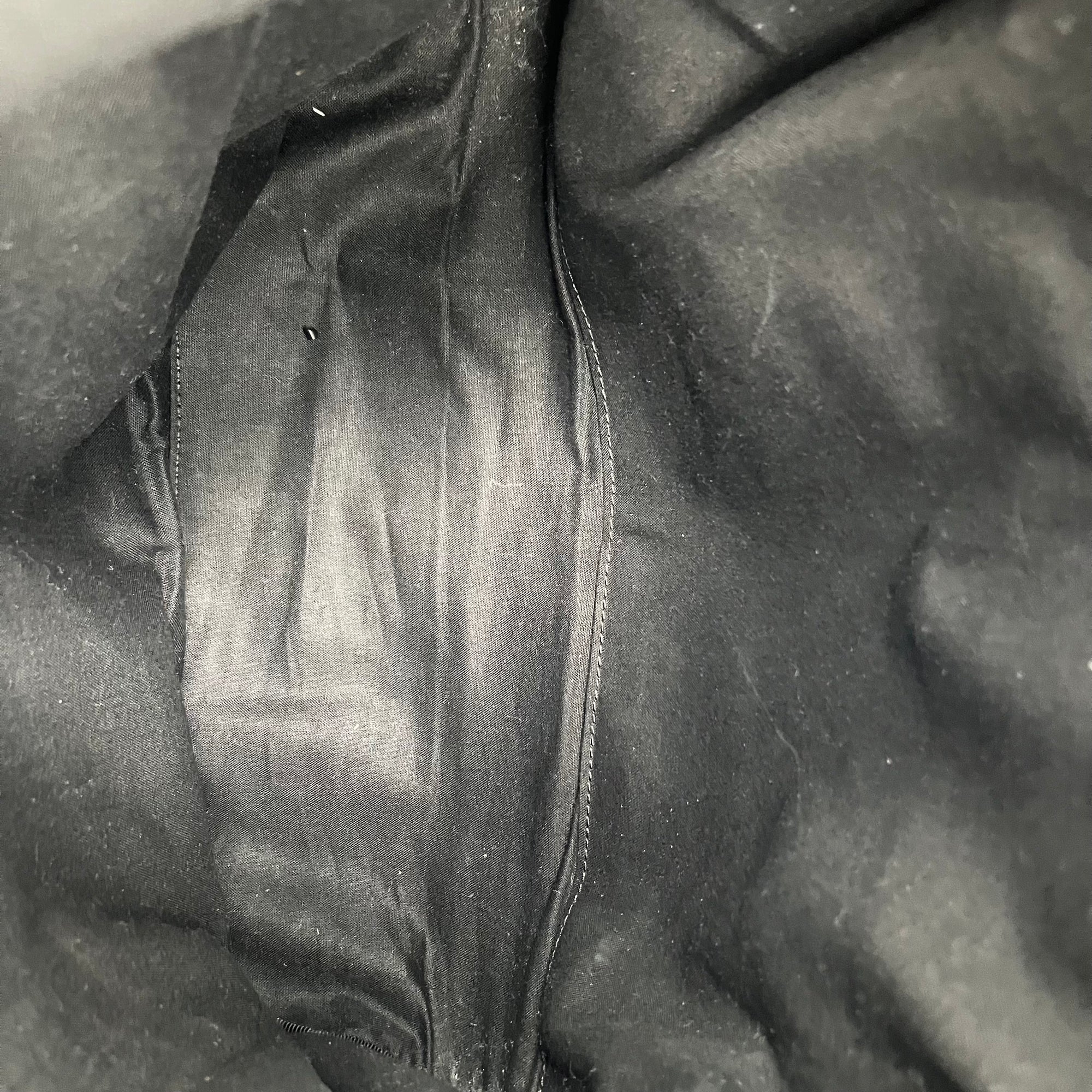 Logo Black Backpack in Distressed Leather, Silver hardware
