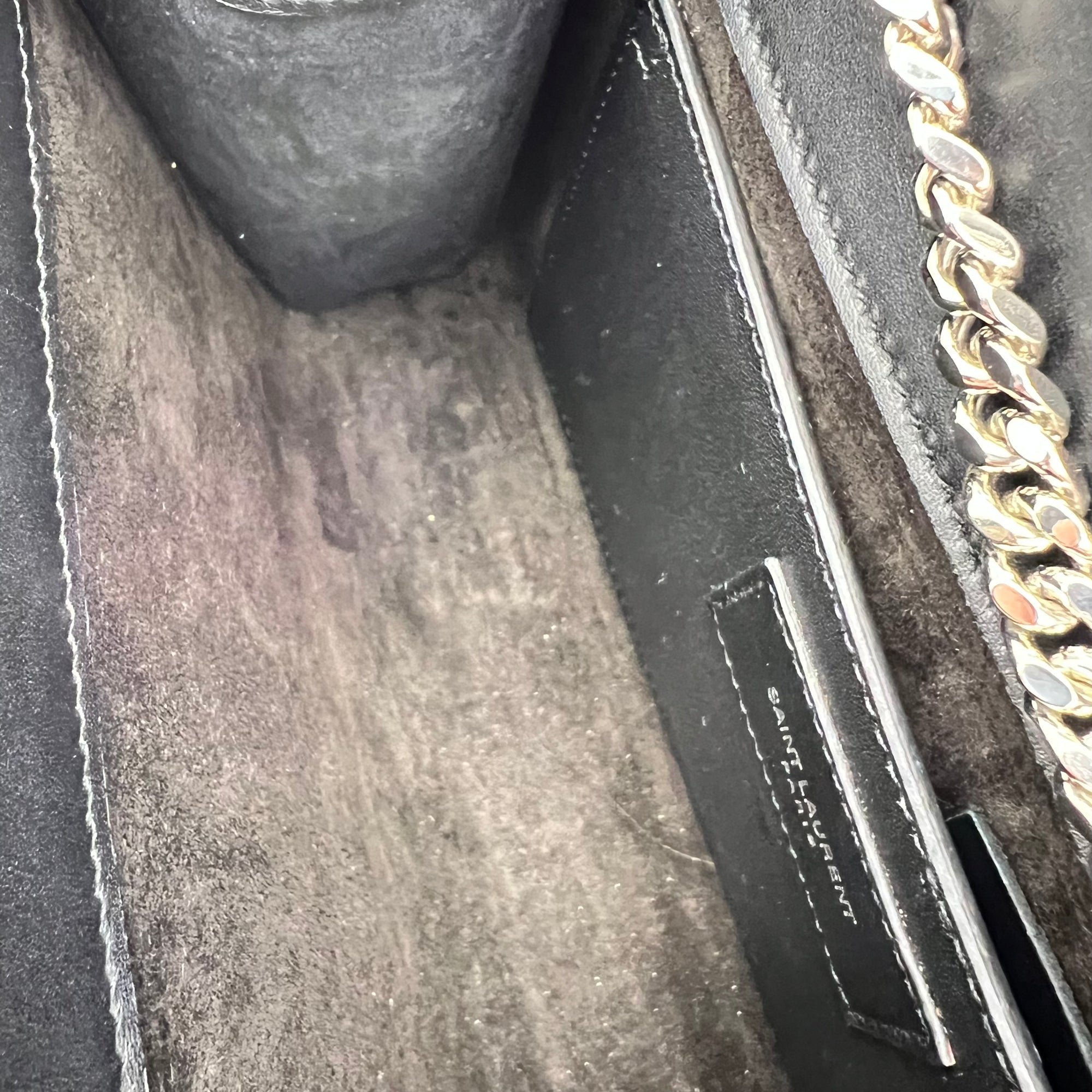 Kate Crossbody Bag Black in Calfskin, Silver hardware