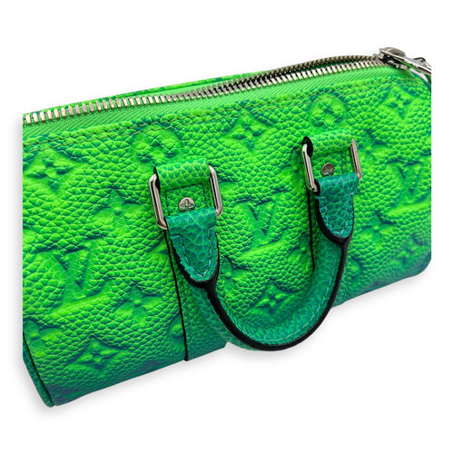 x Virgil Abloh Keepall XS Multi-colour Top Handle Bag in Taurillon Leather, Silver hardware