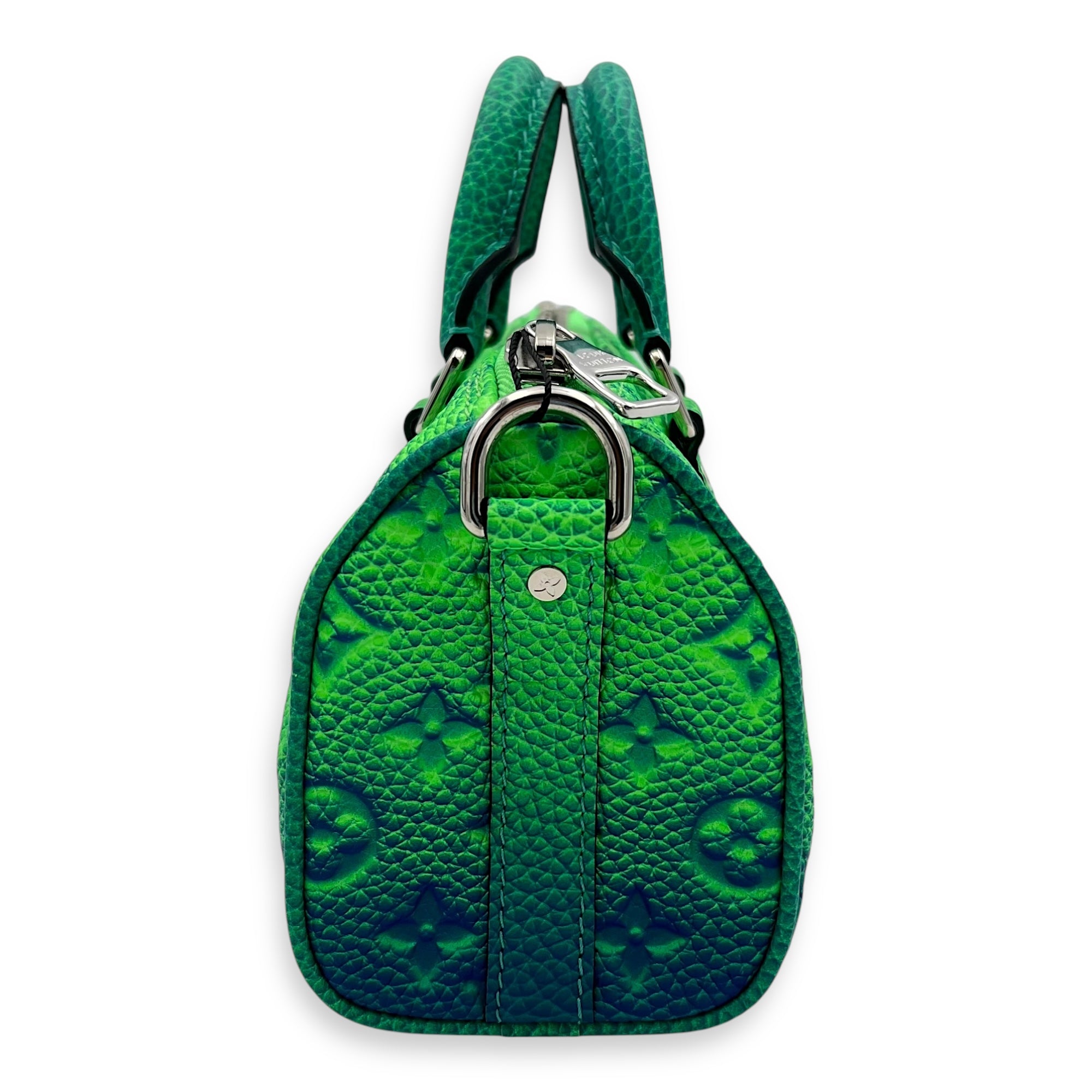 x Virgil Abloh Keepall XS Multi-colour Top Handle Bag in Taurillon Leather, Silver hardware