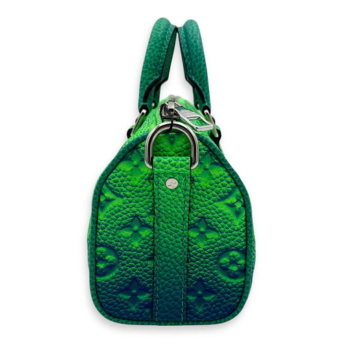 x Virgil Abloh Keepall XS Multi-colour Top Handle Bag in Taurillon Leather, Silver hardware