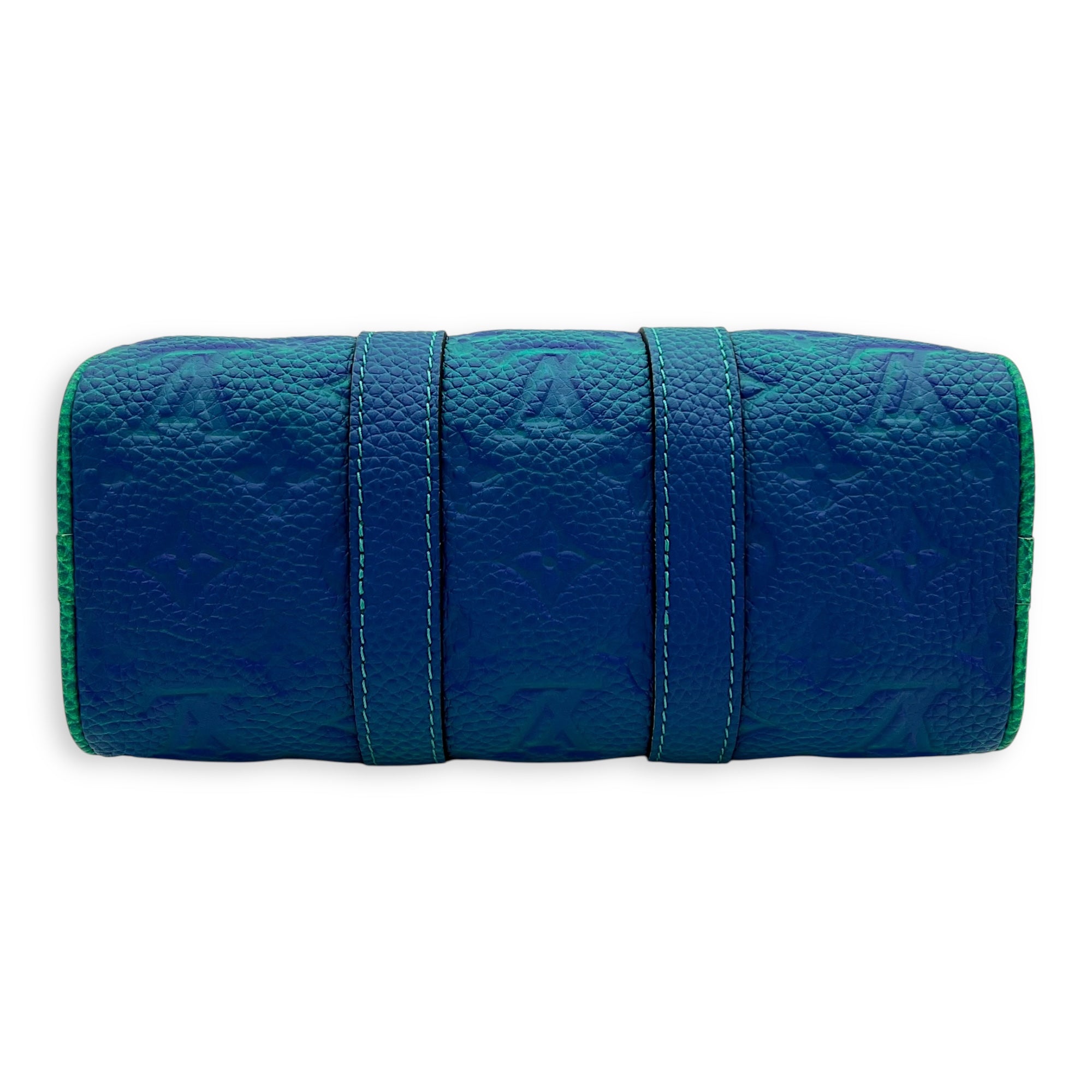 x Virgil Abloh Keepall XS Multi-colour Top Handle Bag in Taurillon Leather, Silver hardware