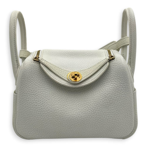 Lindy White in Clemence, Gold hardware