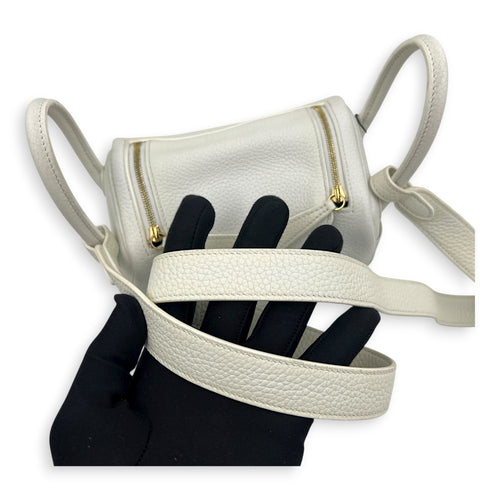 Lindy White in Clemence, Gold hardware