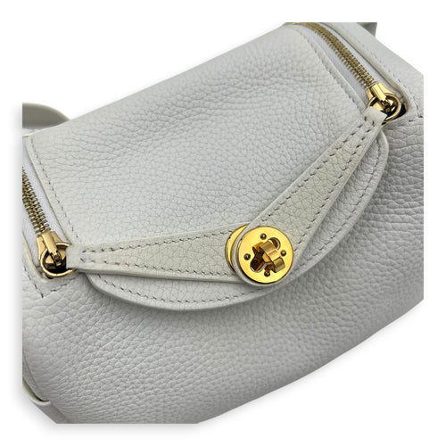 Lindy White in Clemence, Gold hardware