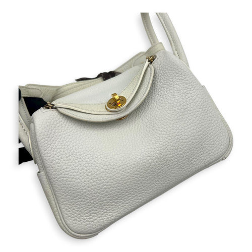 Lindy White in Clemence, Gold hardware