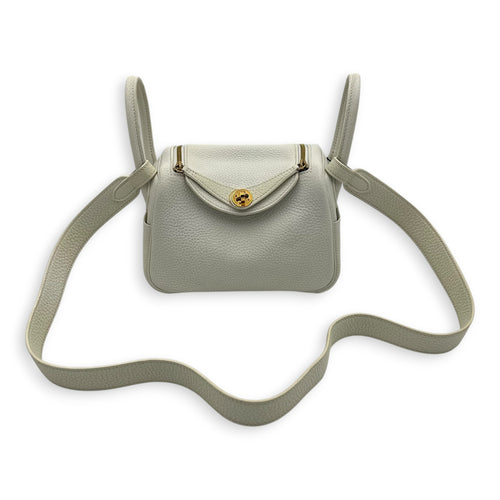 Lindy White in Clemence, Gold hardware