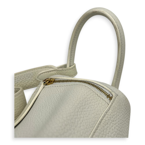 Lindy White in Clemence, Gold hardware