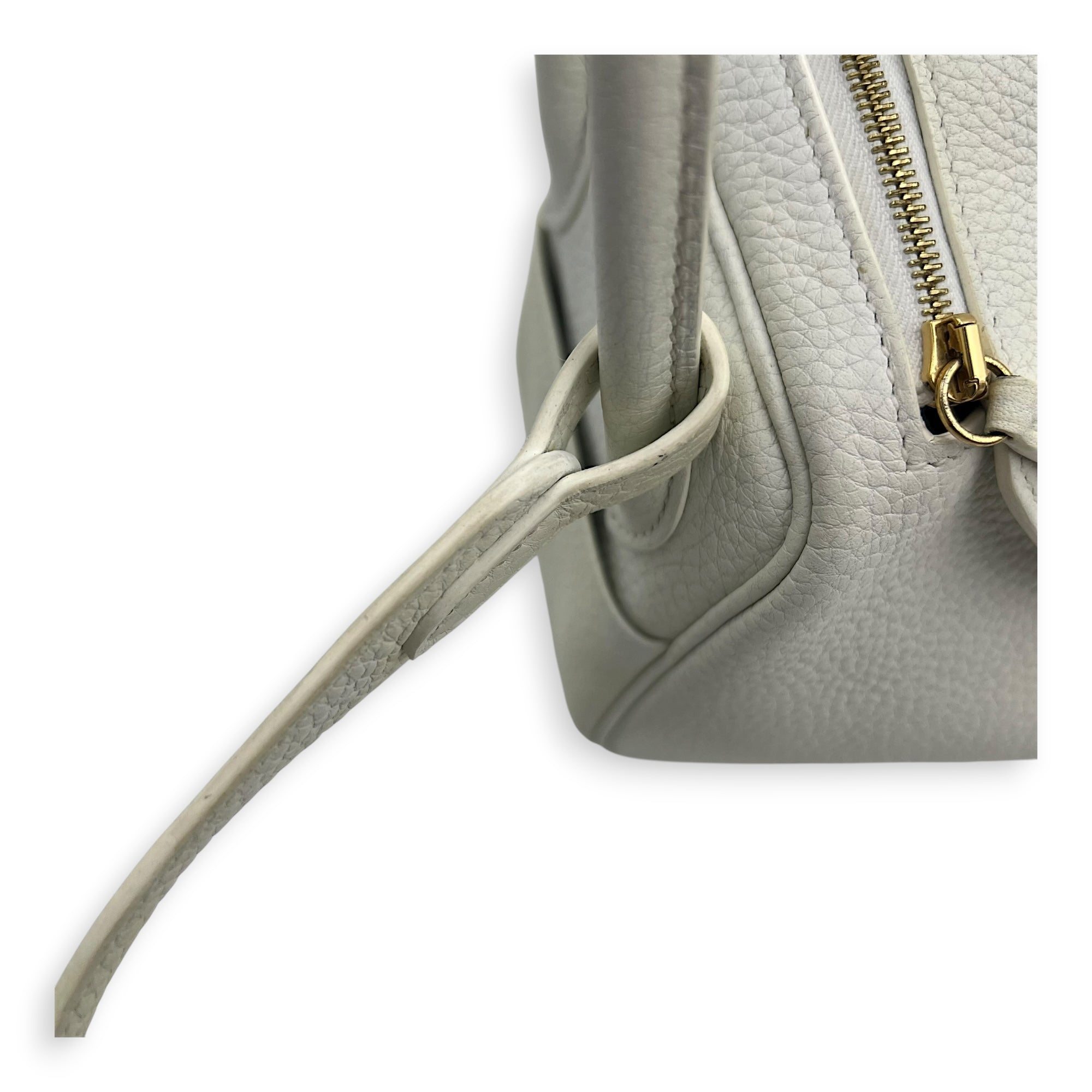 Lindy White in Clemence, Gold hardware