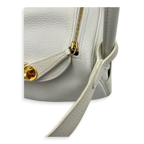 Lindy White in Clemence, Gold hardware