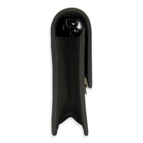 Interlocking G Wallet On Chain Grey in Calfskin, Gold hardware