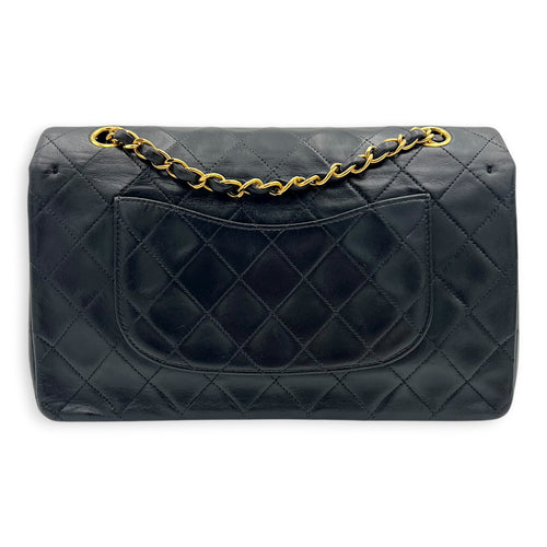 Classic Shoulder Bag Black in Lambskin, Gold hardware