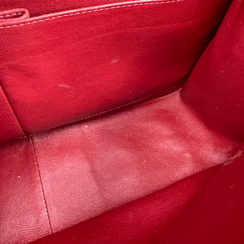 2.55 Shoulder Bag Red in Caviar Leather, Ruthenium hardware