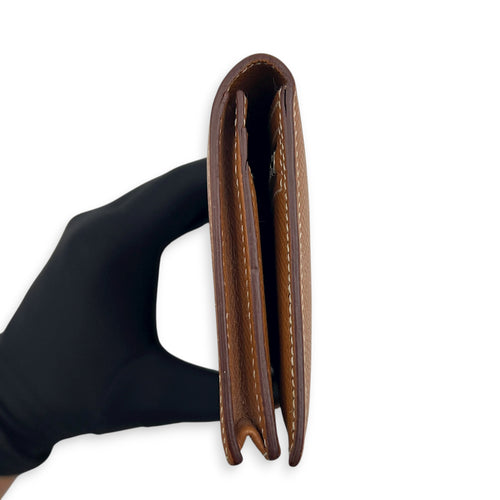 Bearn Gold Wallet in Epsom, Silver hardware