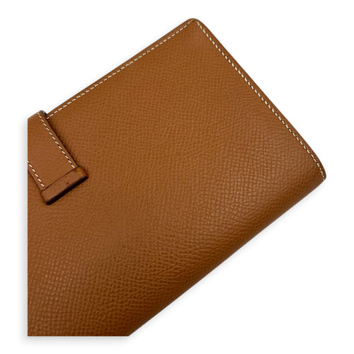 Bearn Gold Wallet in Epsom, Silver hardware