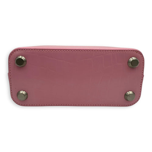 Ville Top Handle Bag Pink in Calfskin, Silver hardware