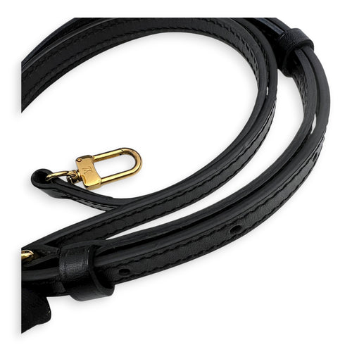 Petite Malle Crossbody Bag PM Black in Epi Leather, Gold hardware