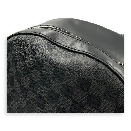 Josh Backpack Graphite in Coated Canvas, Silver hardware